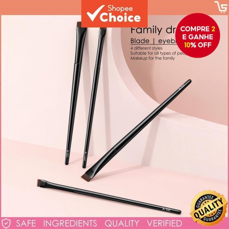 Conjunto De Pincéis De Sobrancelha Findcolor De 4