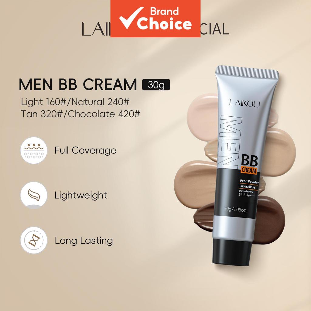 LAIKOU Homens BB Cream Cobertura Total SPF15 PA + De Manchas Dullness 30g