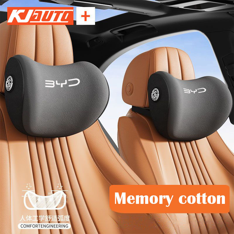 Ergonomics  BYD Memória Algodão Para O Encosto De Cabeça Do Banco Carro Acessórios De Decoração Car