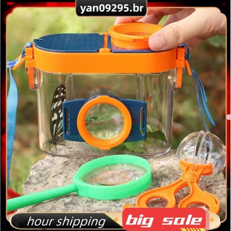 Visualizador De Insetos Kit Observador Caixa Exter