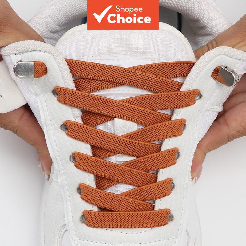 Atacadores de Sapatos Elásticos Planos para Tênis Lazer Crianças e Adultos Ao Ar Livre