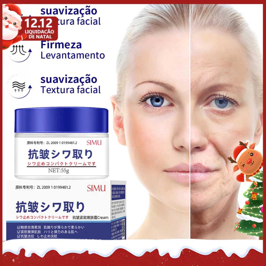Tecnologia Japonesa 28 Dias Creme Anti-Rugas Rejuvenescedor Da Pele Firmador De Bacalhau retinol cre