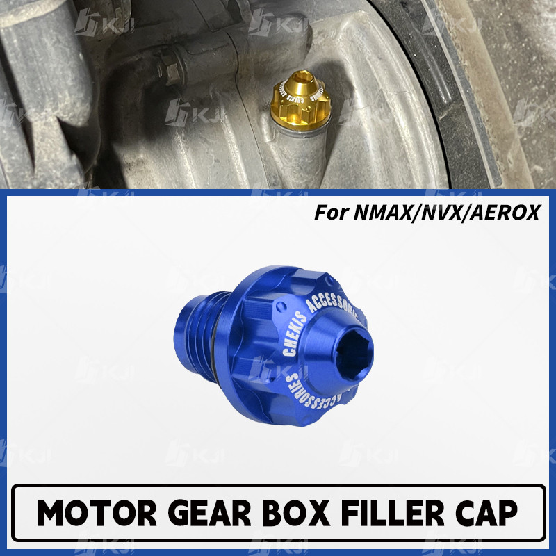 Para Yamaha NMAX 160/155/125/TURBO/NEO Transmissão Caixa De Engrenagens Enchimento Parafuso Porca Ac