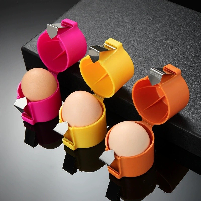 Abridor De Casca De Ovo Cubo Cracker Separador Filtro Batedor Cozinha Do Agregado Familiar Ferrament