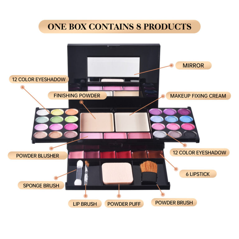 Maquiagem Profissional Kit Tudo Em Um 24 Sombra Co