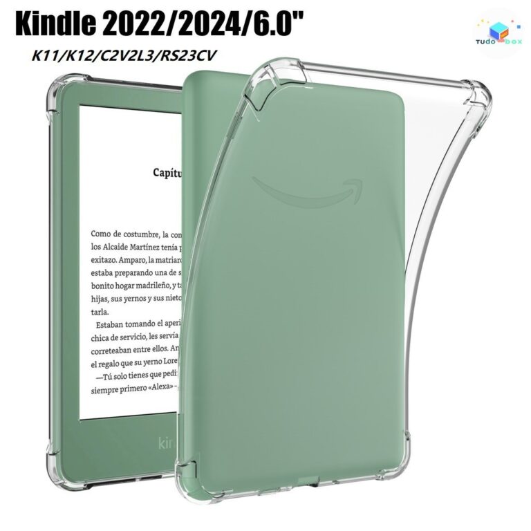 Capa Airbag Transparente para Kindle 2024 2022 K11