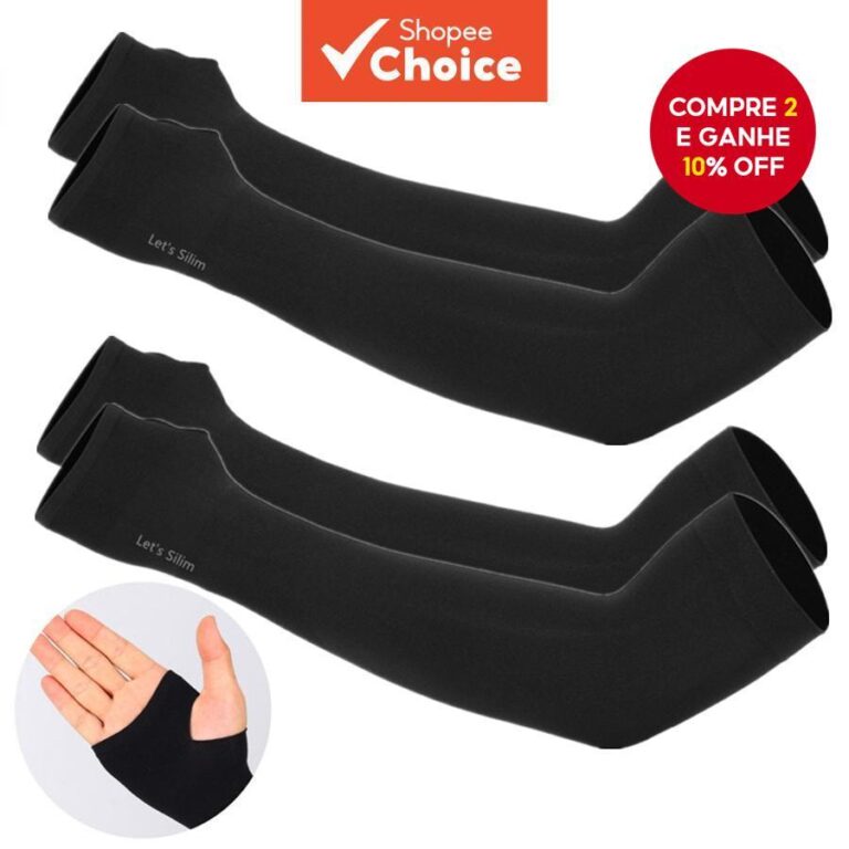 2 Pares De Manga De Dedo De Verão Gelo Fresco Ves