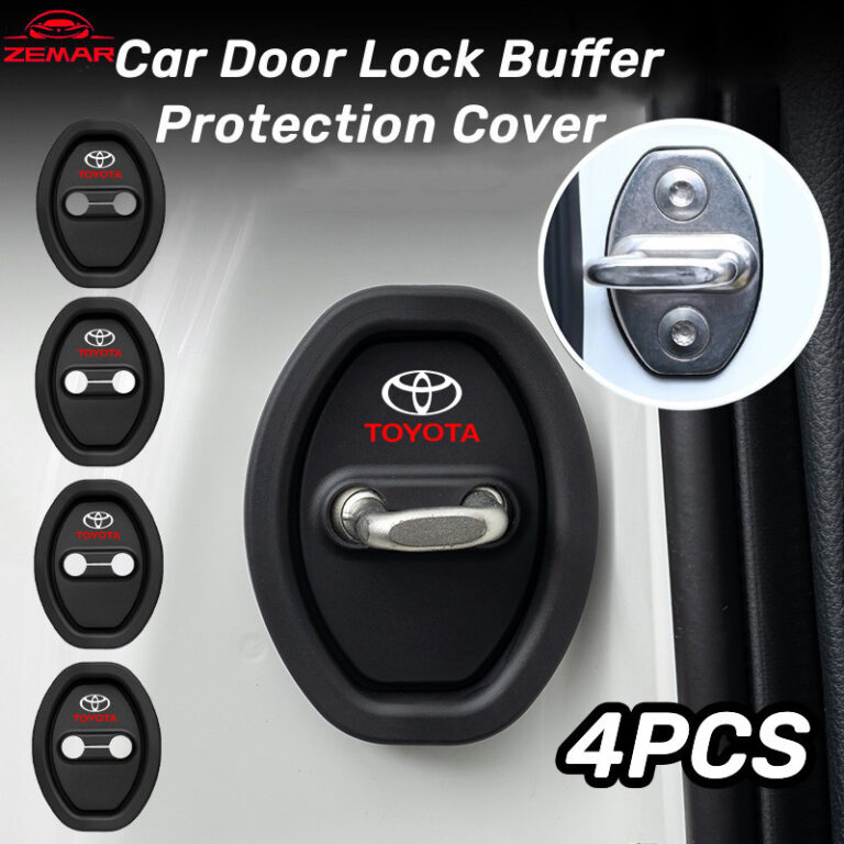 4Pcs Toyota Silicone Proteção Da Fechadura Porta