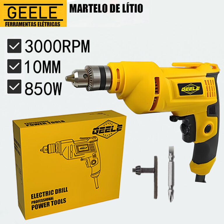 110V/220V Furadeira Parafusadeira De  850w 3000RPM