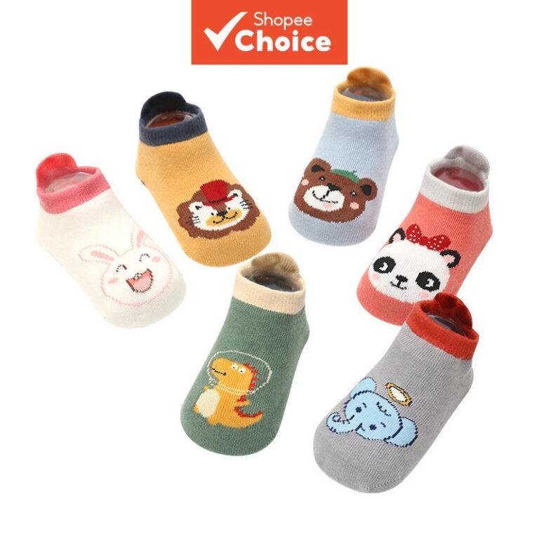 Meias Antiderrapantes Para Bebês , De Algodão Co