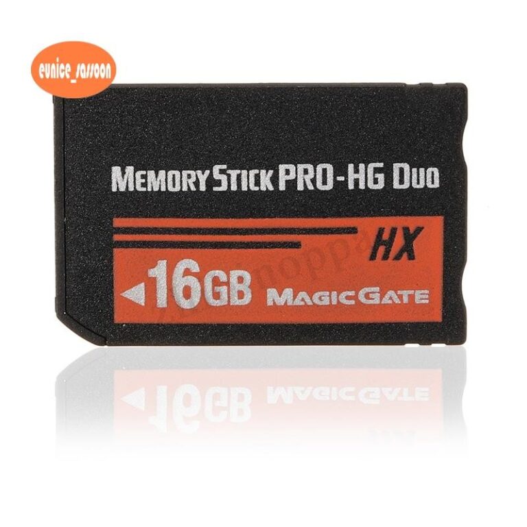 Memory Stick MS Pro Duo Cartão Flash PSP Câmera 