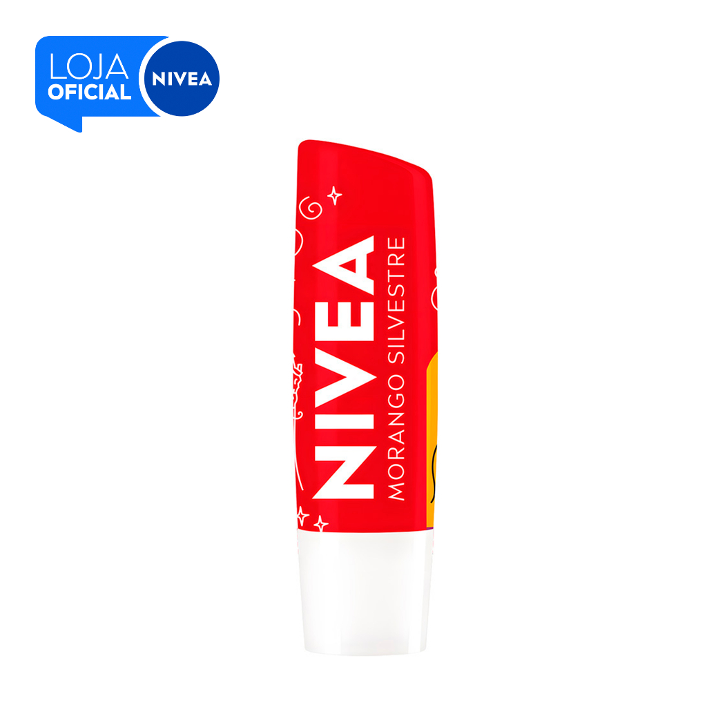 NIVEA Hidratante Labial Morango Silvestre Ed. Limitada Rapunzel Disney® Princesa 4,8g