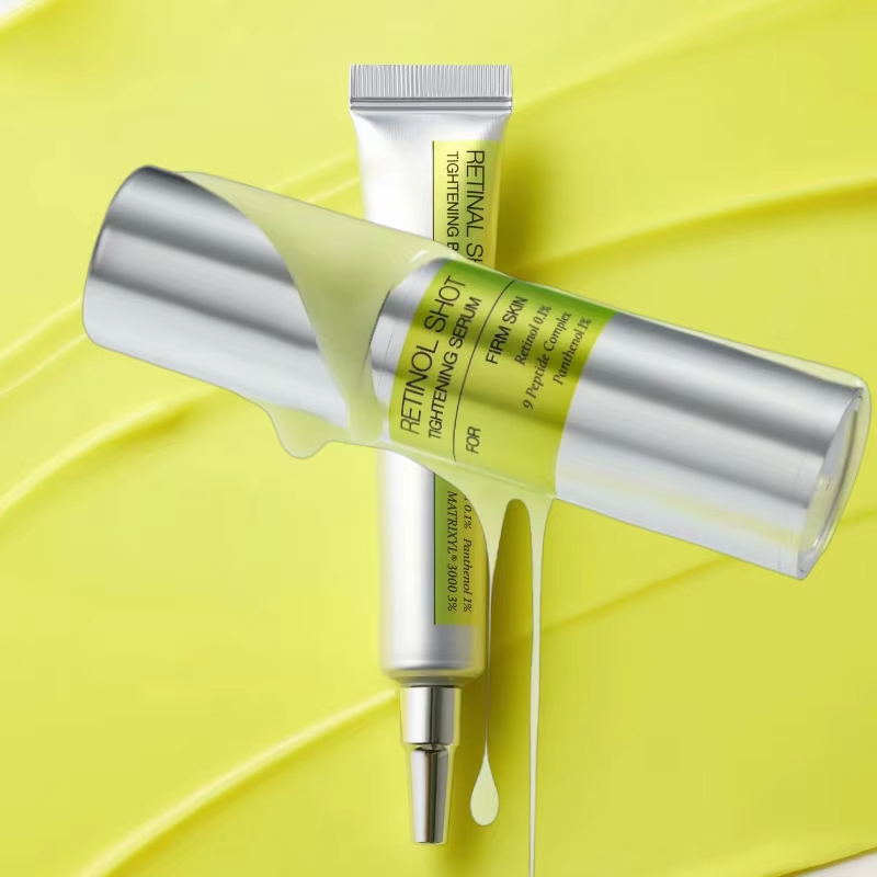 Sérum Anti-rugas e Firmador  Retinol 0.1% – Sérum Facial Retinal Shot com Peptídeos, Tratamento para