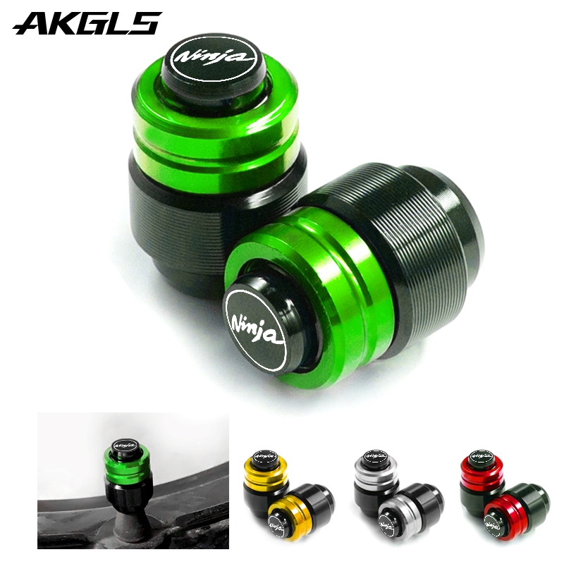 Para KAWASAKI ninja 400 650 300 250 250R ZX14R ZX10R ZX6R Tampão Da Tampa Haste Válvula De Ar Do Pne