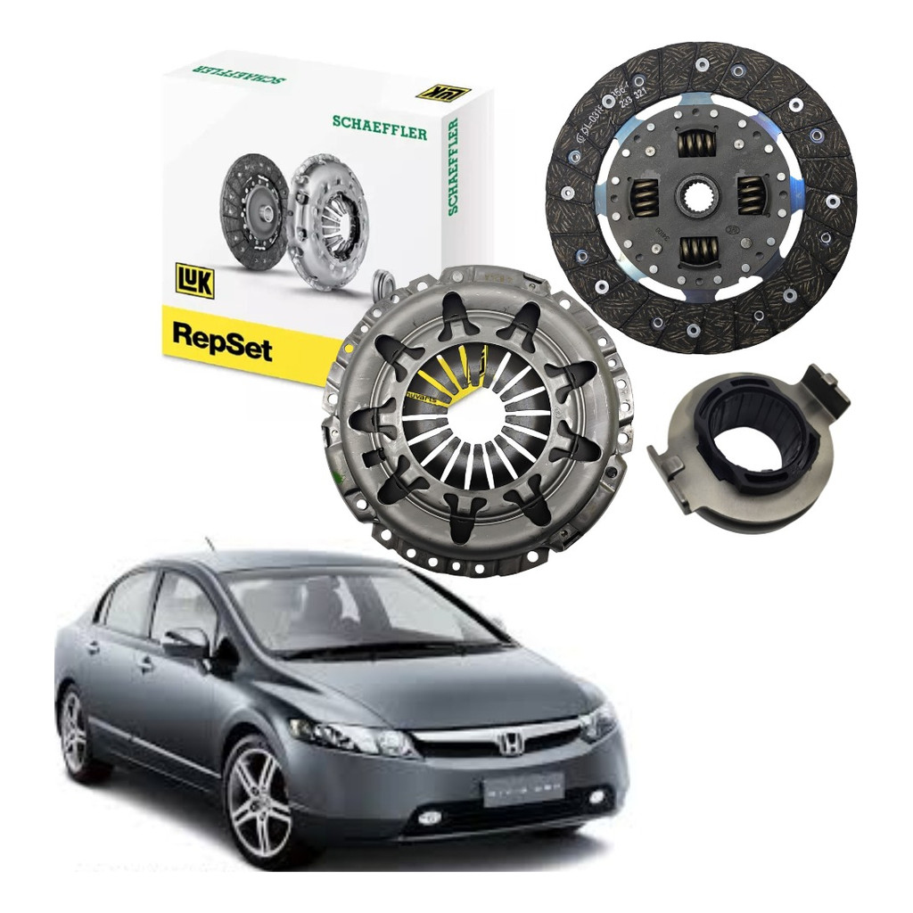 Kit Embreagem Honda New Civic 1.8 2007 A 2011 Original Luk