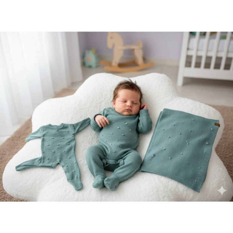 Kit Macacão Manta Cobertor Saìda Maternidade Tri