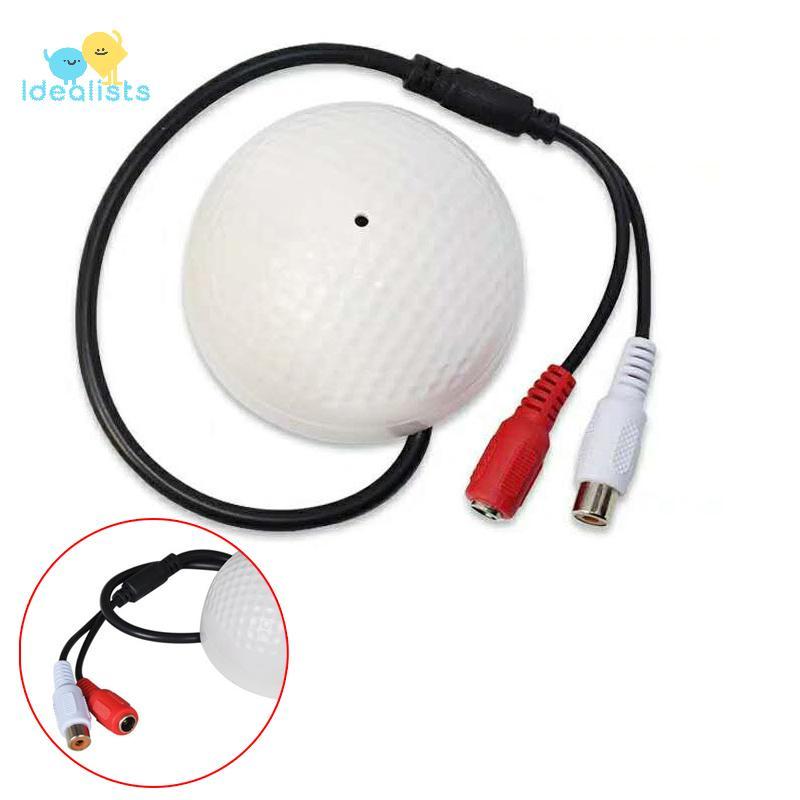 Idealistas Monitoramento De Áudio MIC Microfone Captador De Som Para Câmera De Segurança De Vigilânc