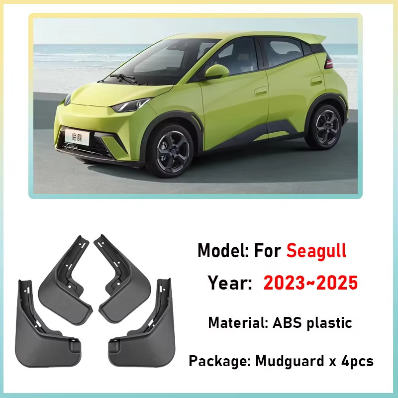 Guarda-Lamas Do Carro Para BYD Dolphin Mini 2023 2024 30 kWh Respingo Guardas Fender Auto Dianteiro