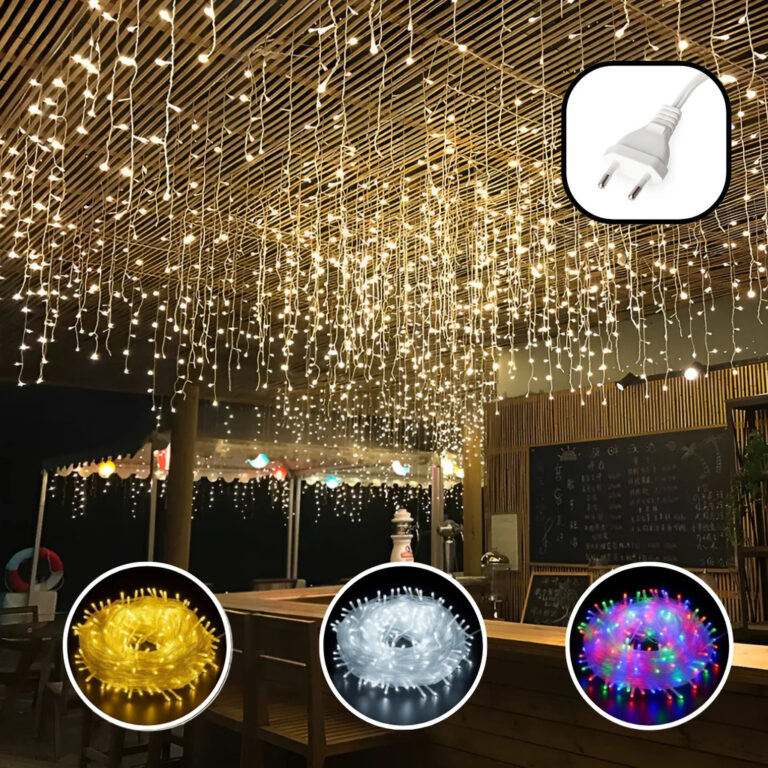 Cortina Led Cascata 400 Luzes 10m Natal Pisca Pisc