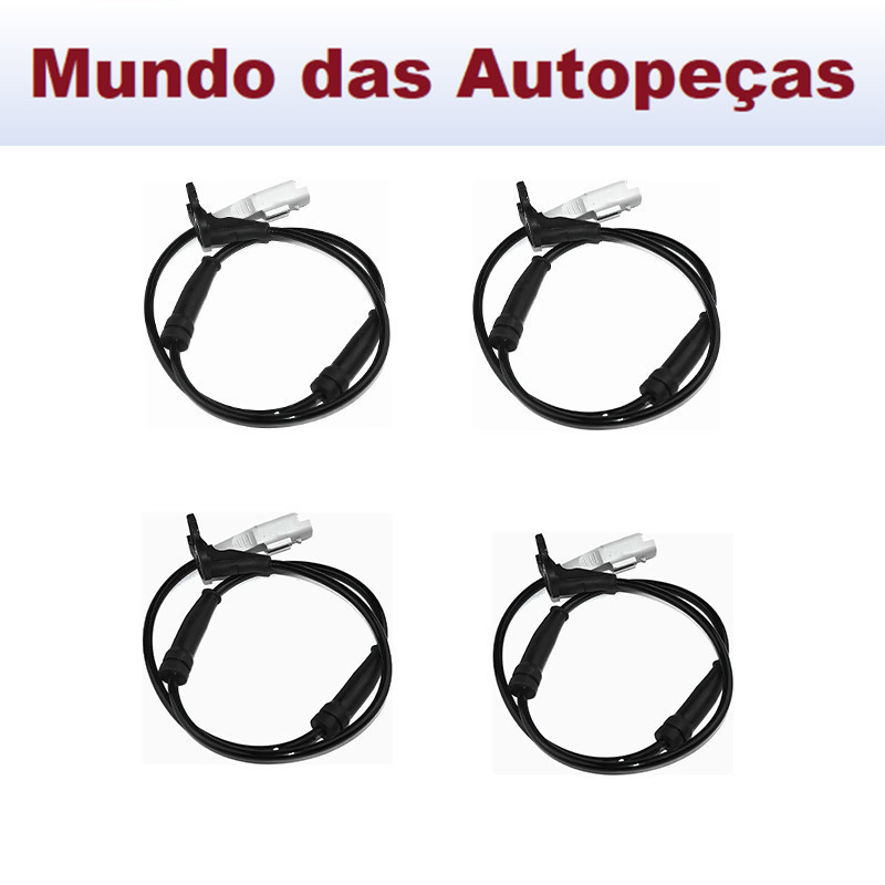 Sensor De Freio ABS 4 PCS Peugeot 307 308 408 3008 5008 C4 RCZ 1.6 2.0 16V 2000-2018 4545K3 96590582