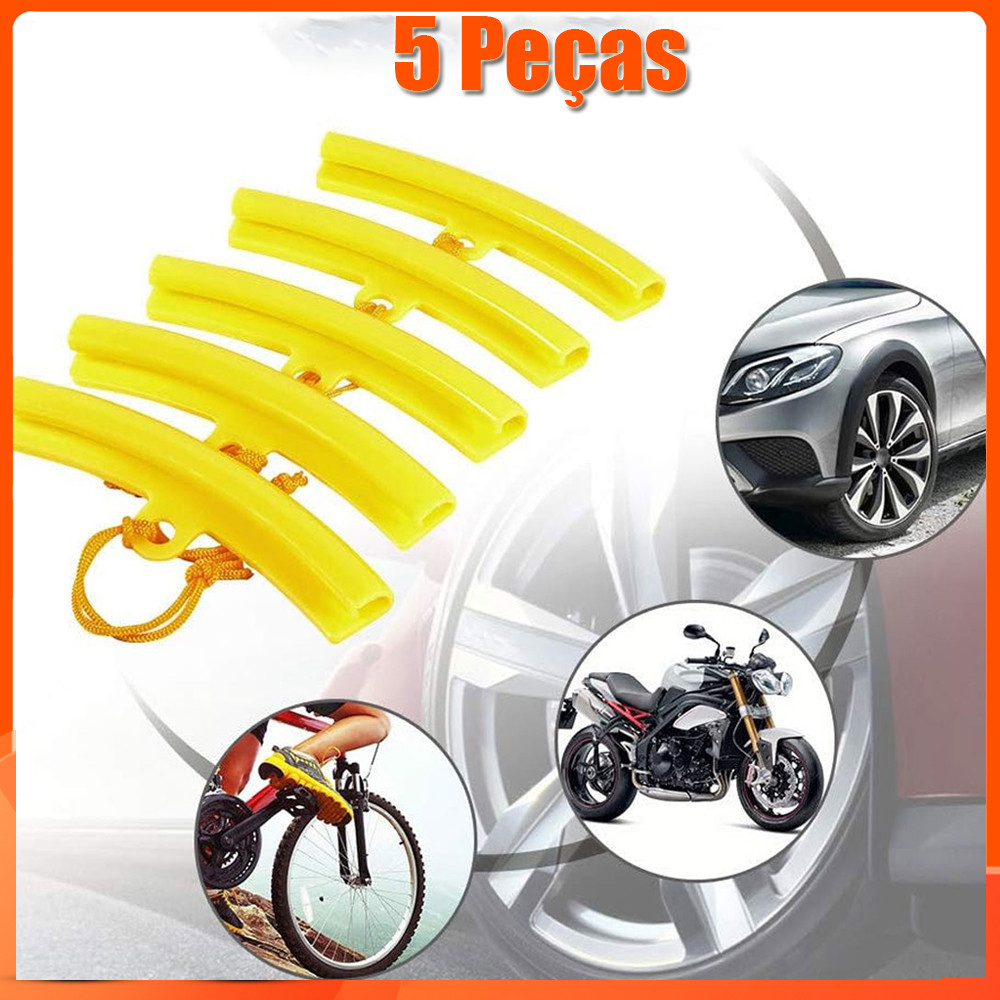 Conjunto de 5 peças protetor de roda de carro trocador de pneus acessórios ferramenta de instalação