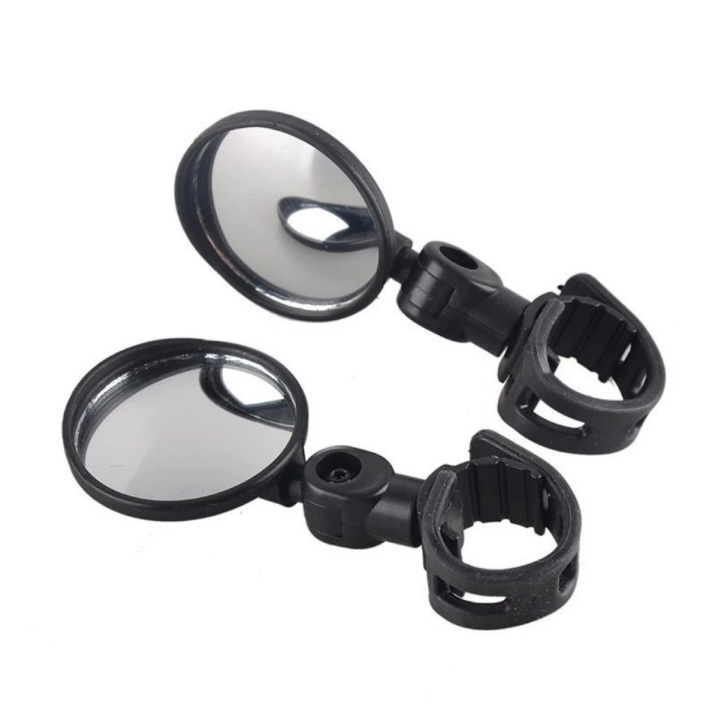 Kit 2 Espelho Retrovisor Para Bicicleta Acrílico Plástico