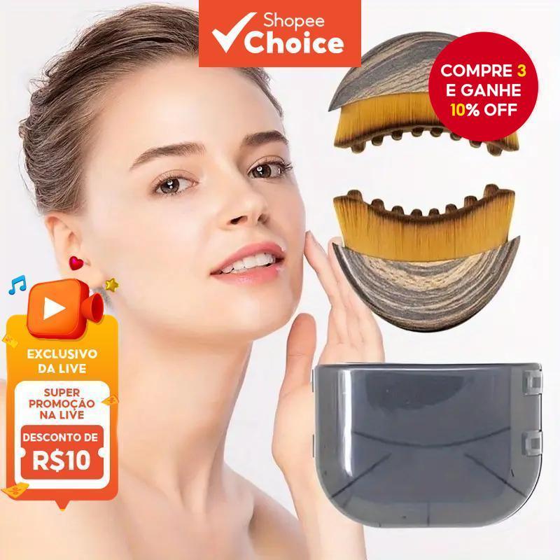 Escova De Massagem De Drenagem Linfática FaceSculpt Pro , Ferramenta Ergonômica Macia Para Contorno