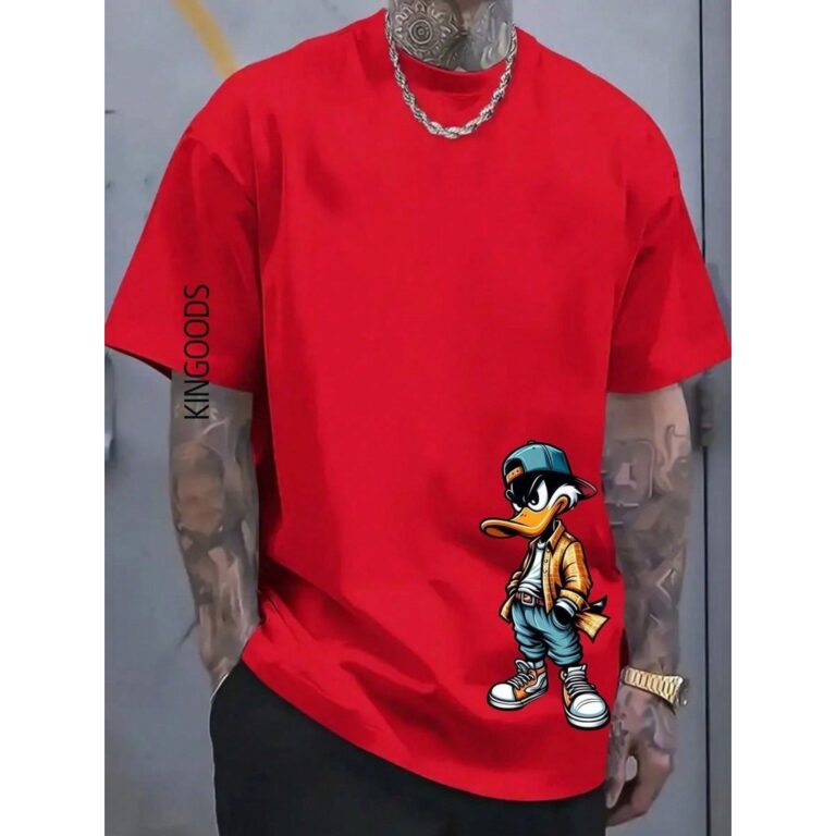 Camiseta Masculina Pato Estiloso Camisa 100% Algod