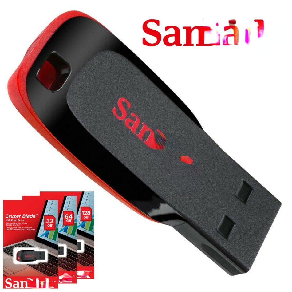 Unidade Flash USB SD CZ50 128GB 256GB 64GB 32GB 16GB 8GB 4GB Pen Drive 2.0 Disco Pendrive Memory Sti