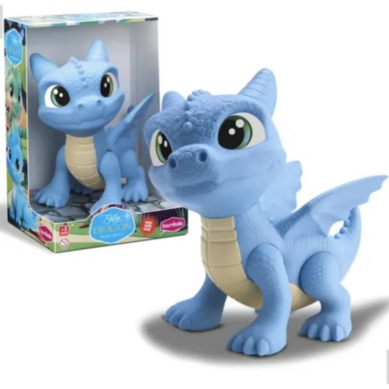 Boneco Baby Dragon Brinquedo Grande Em Vinil Macio
