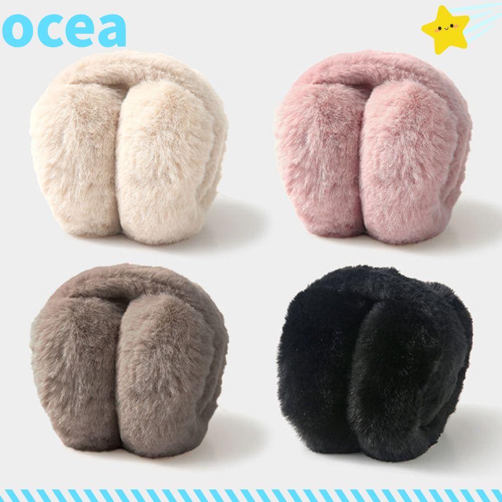 Protetores De Orelha De Pelúcia OCEA , Ouvido Dobráveis Quentes De Inverno Portáteis , Aquecedor Mac