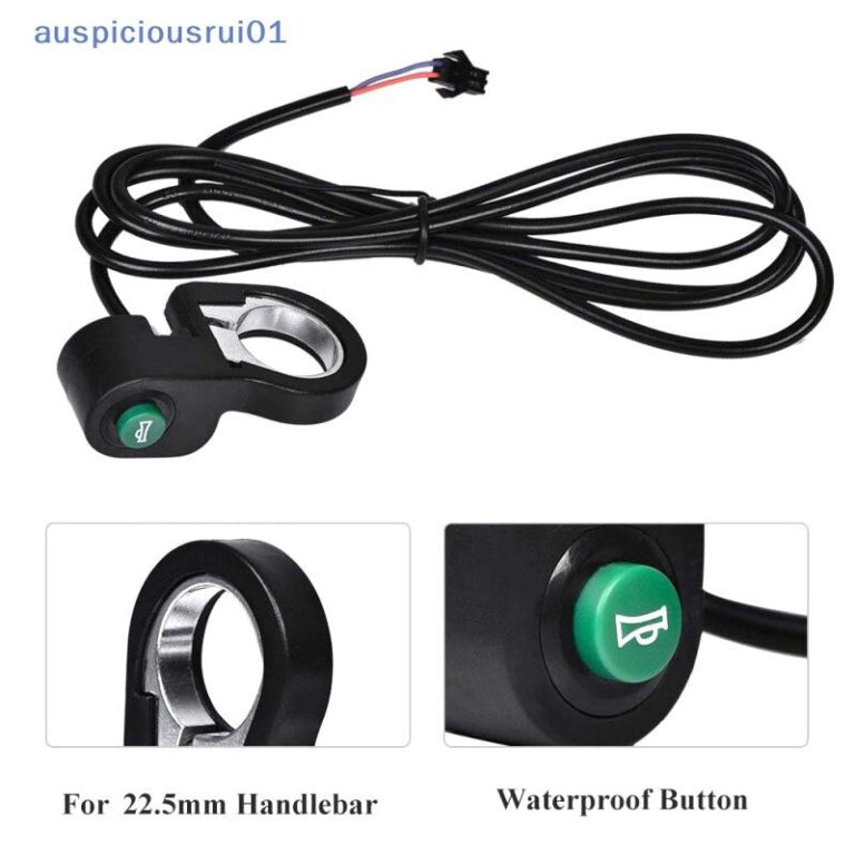 Botão De Sinal De Buzina De Plástico Para Motoci