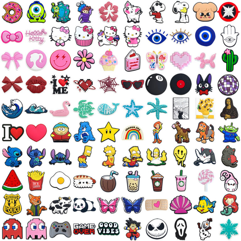 MEIDJ Encantos Para Sapatos 100 Decorações Anima