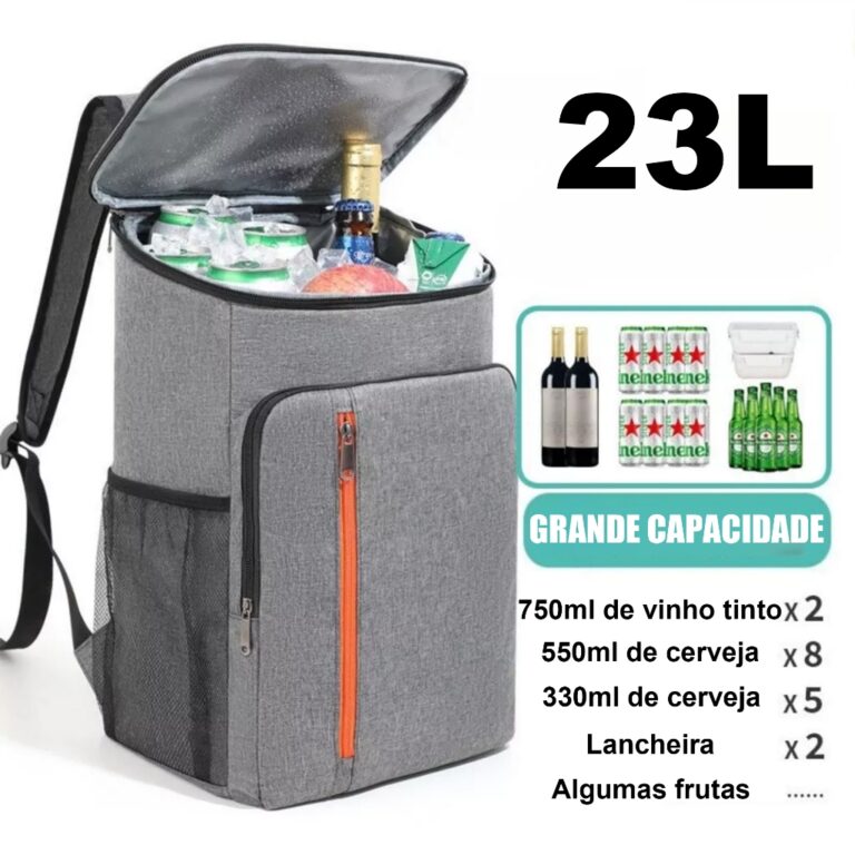Mochila Térmica Cerveja Termico Cooler Grande 23 