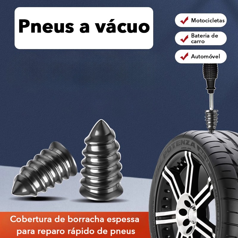 COCOFRUIT 10 Unidades De Prego Para Reparo De Pneus , Parafuso Auto-Roscante , Punção De Pneu , Tama
