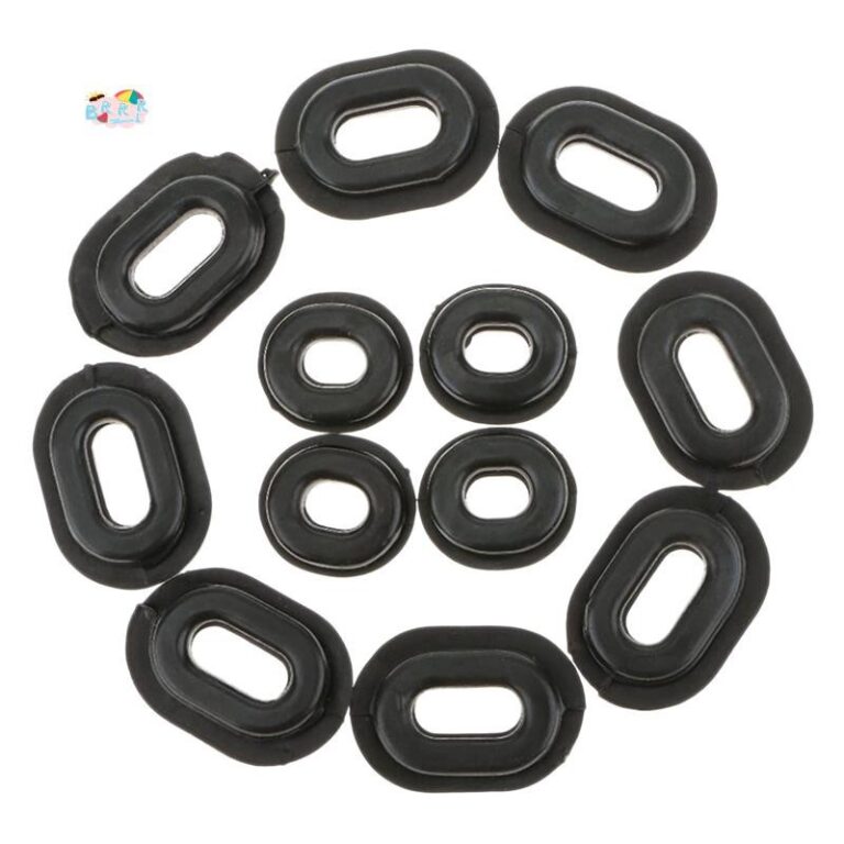 12pçs Tampa Lateral De Borracha Para Motocicleta 