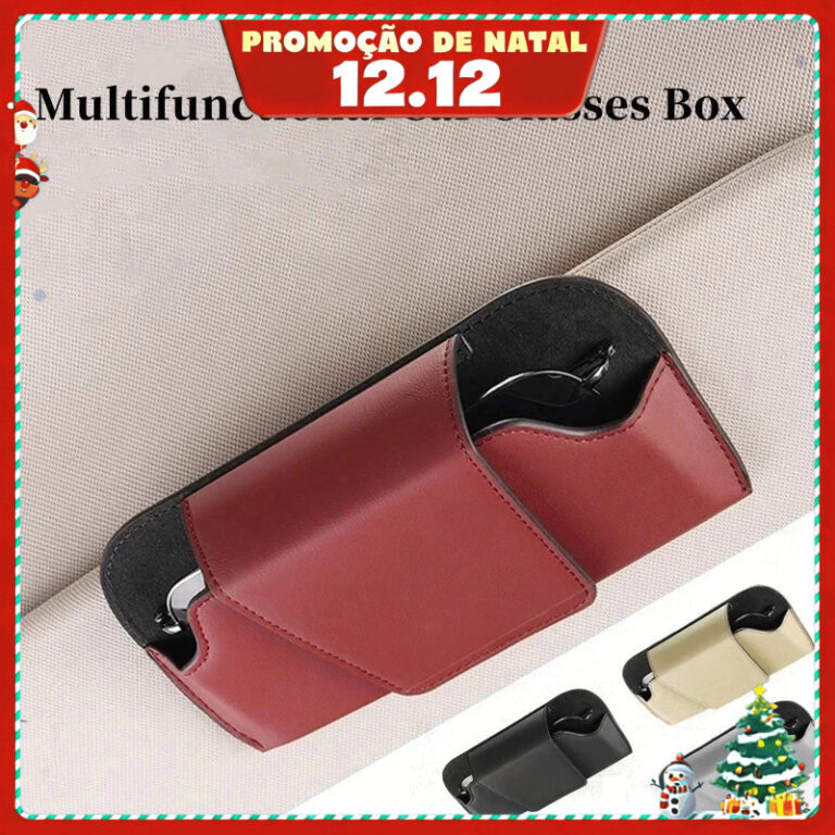 Estojo De Óculos De Sol Com Viseira Solar Automá