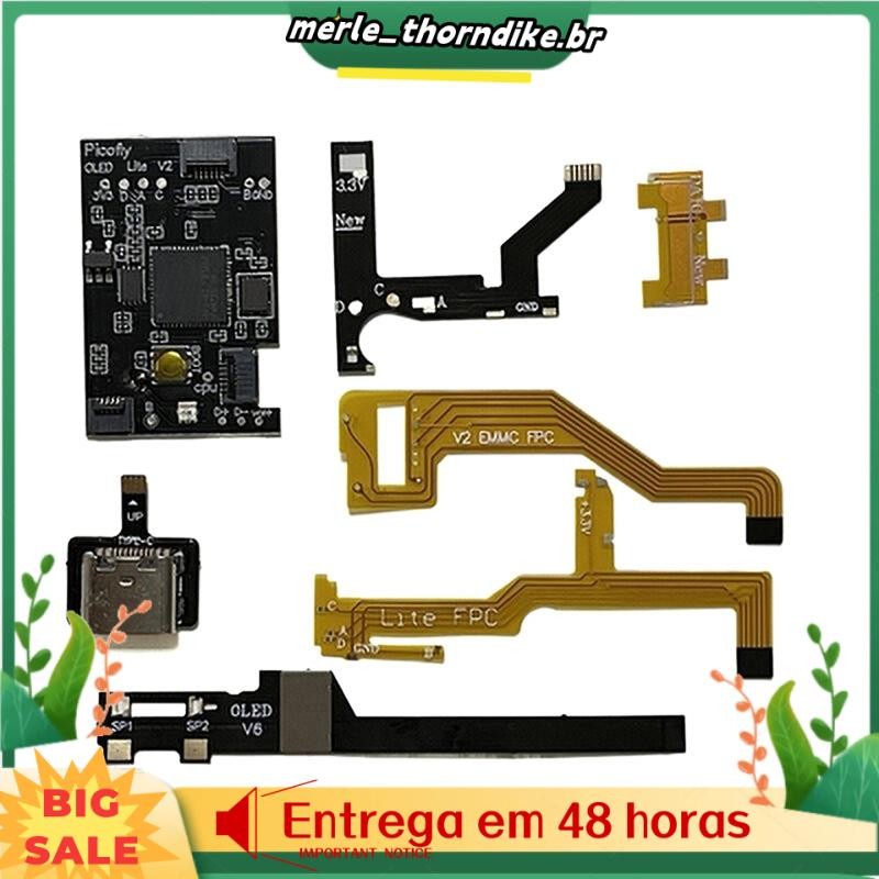 Hwfly Picofly Para Suporte De Chip RP2040 Oled/Lite/V2 Console Atualizável Flashable