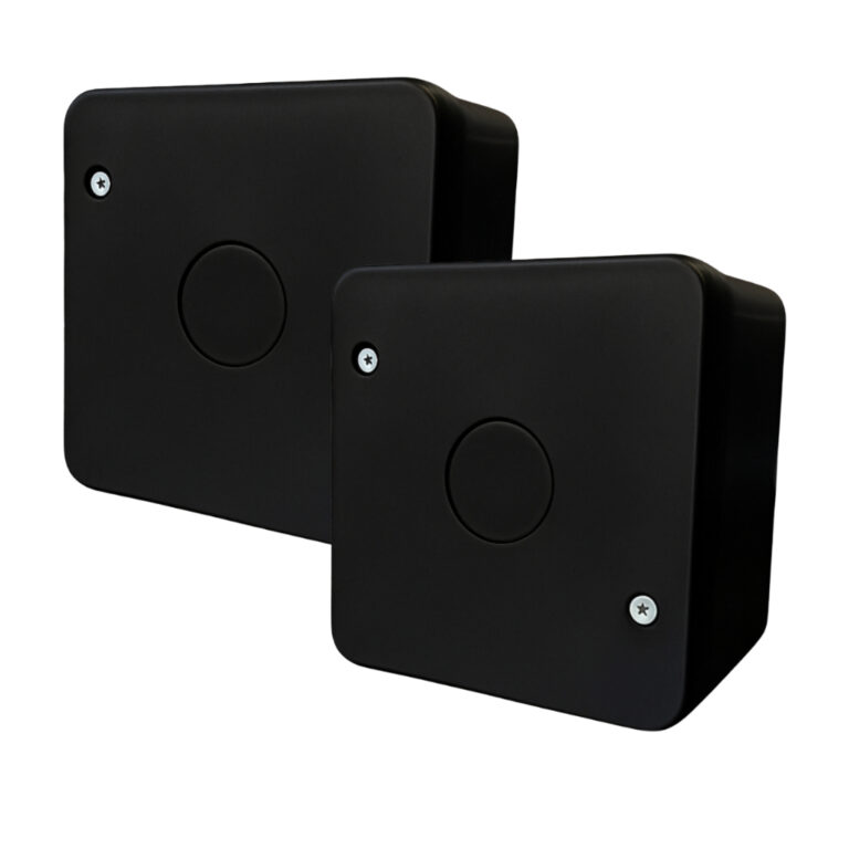 Jogo 2 Caixas Plástica Organizadora CFTV Sobrepor