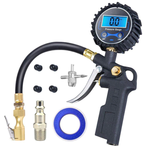 Medidor digital de pressão de pneus, 200-300 Psi,