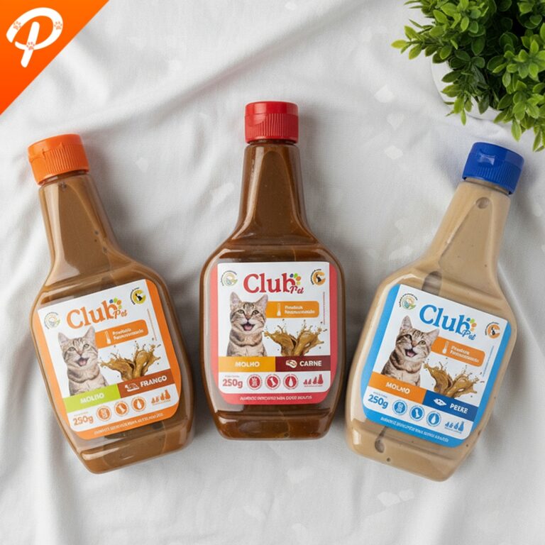 Kit Molhos Especiais Para Ração Cães e Gatos Cr