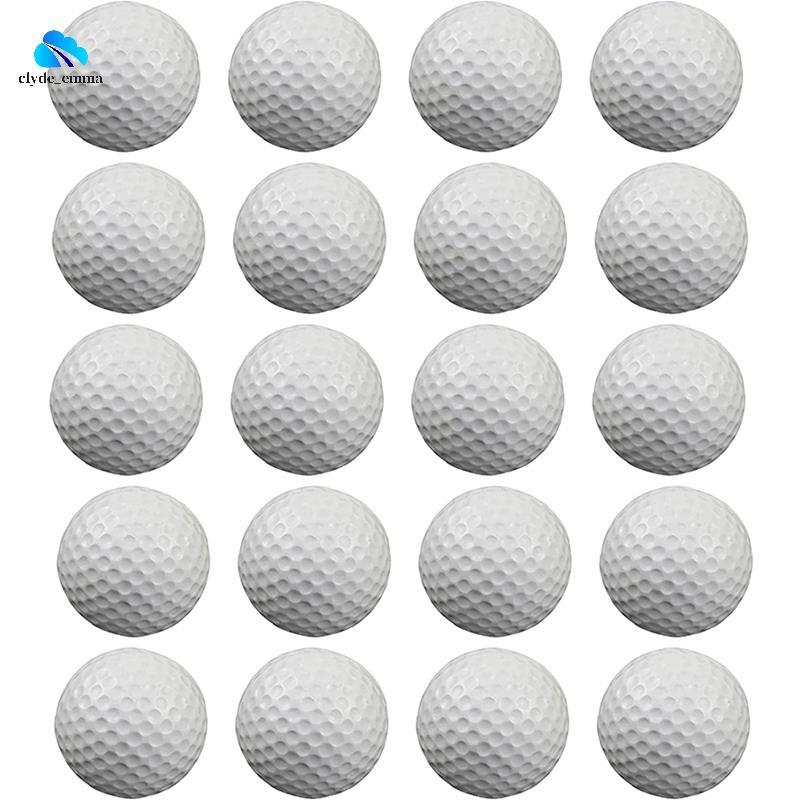 20 Bolas De Prática De Golfe De Ar Dos Pces , Bola De Espuma , Treinamento Interno E Externo , Para