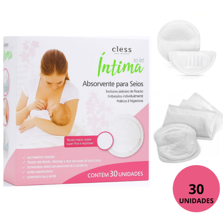 Absorvente Protetor Para Seios Toilet Íntima Clee