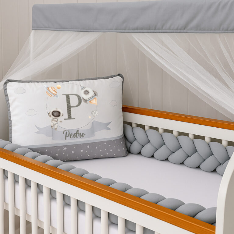 Kit Berço Americano Personalizado Menino Cabeceir