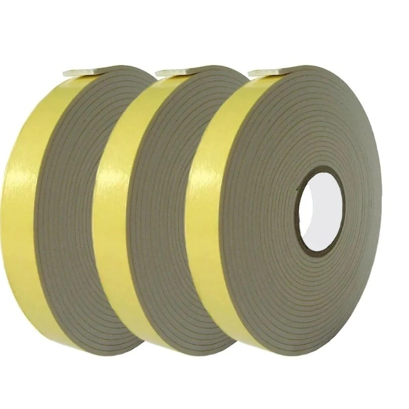 Fita Banana Adesiva de Espuma Dupla Face 19mm x 5,5m Profissional