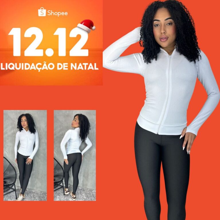 Casaquinho Jaquetinha Ziper Frontal Treino Academi