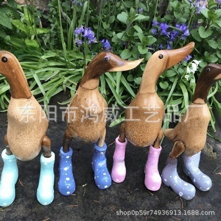 Novo estilo manchado botas de chuva pato engraçad