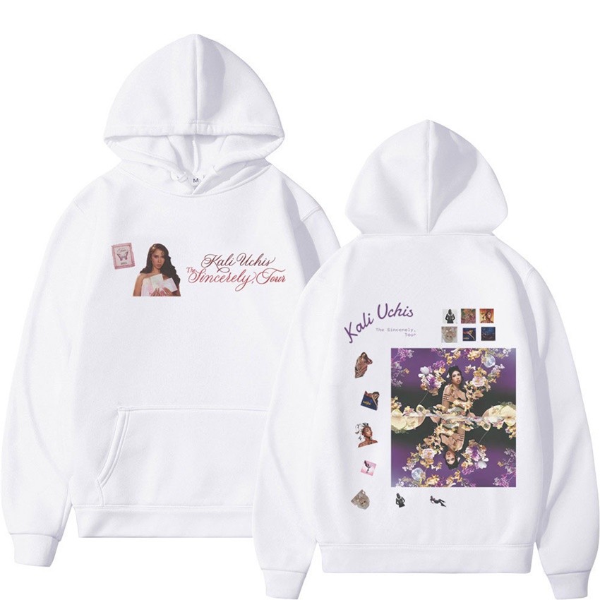 COD Kali Uchis The Sinceramente Tour Concert 2025 Retro Hoodie Homens Mulheres Moda Sportswear Manga