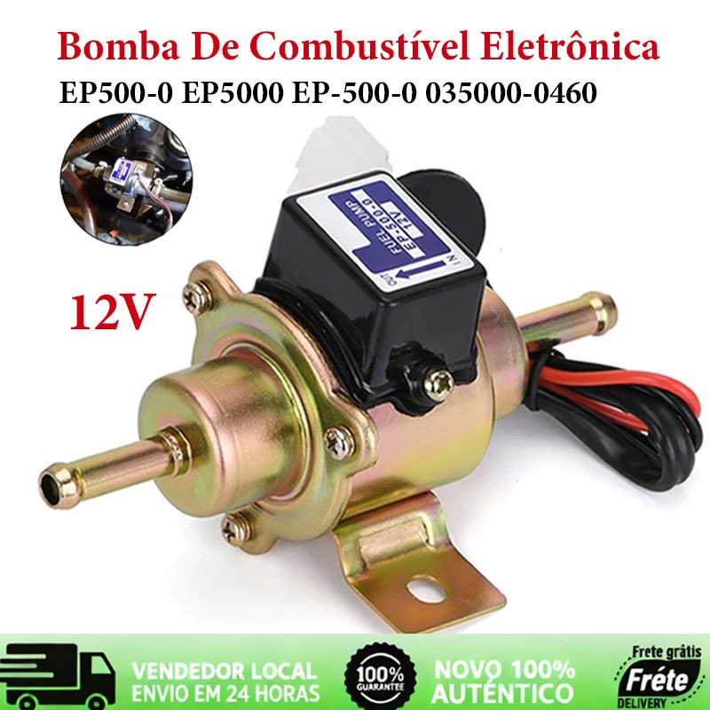 Bomba Eletrica Bomba de combustível de baixa pressão adequada para gasolina, diesel e etanol – 12 v