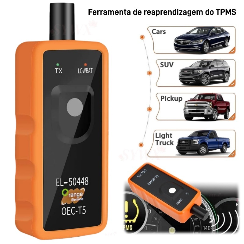 El-50448 Reprogramador De Pressão De Pneus, Ferramenta De Reset TPMS El-50448, El-50448 Para GM Onix